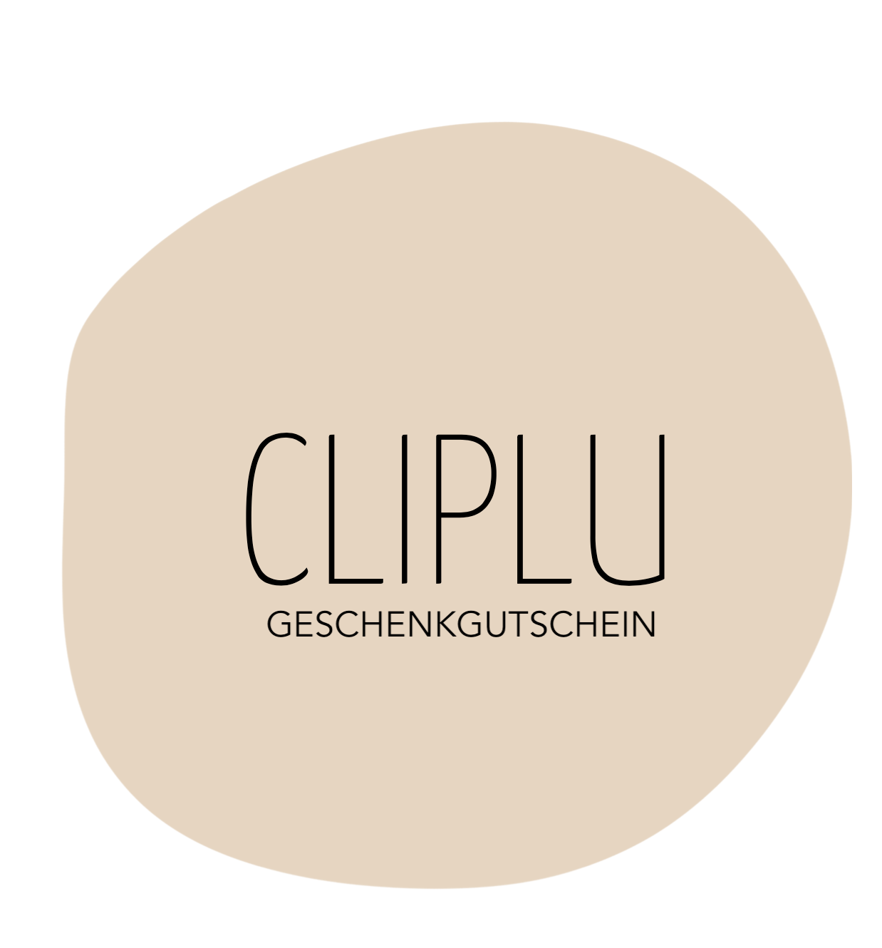 Logo von CLIPLU ergänzt durch das Wort "Geschenkgutschein"